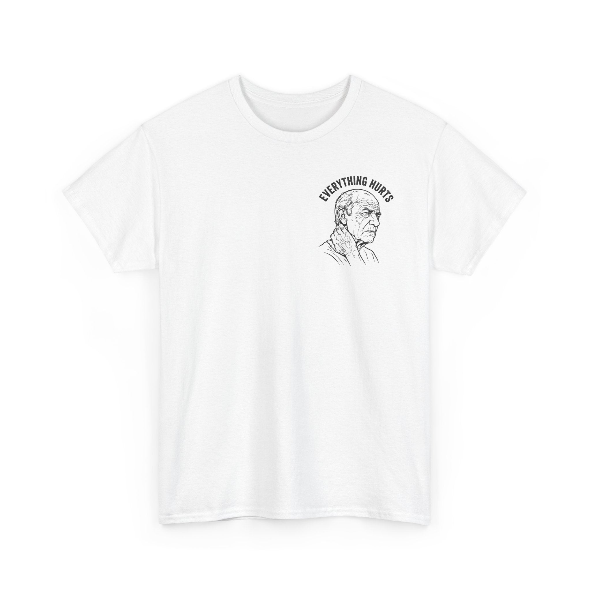 ‘Everything Hurts’ Portrait Tee — Vintage Sadboy Graphic T-Shirt