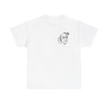 T-Shirt — Vintage Line Art Face Tee with "What Men? No. Me" Quote